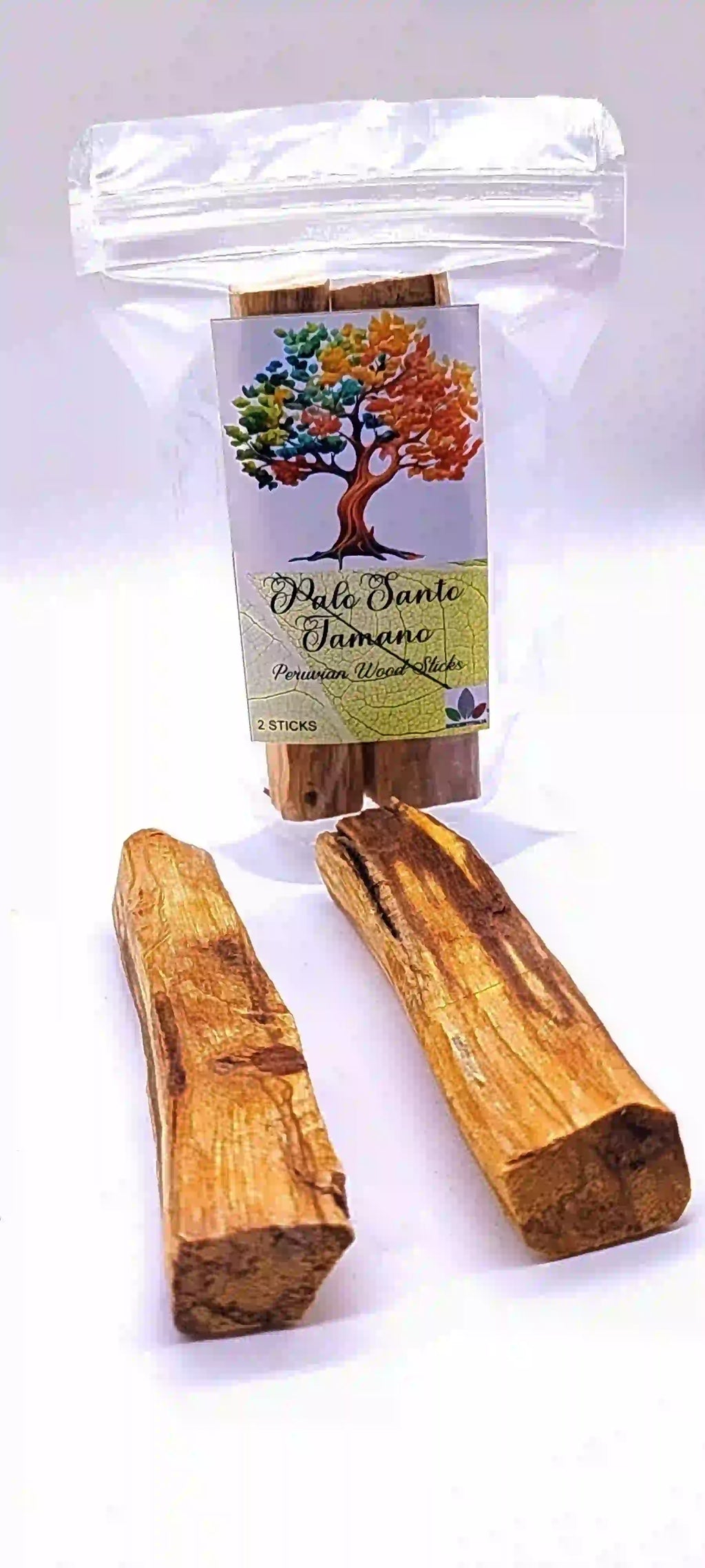 Palo Santo Peru large cut wood sticks 2stick pack